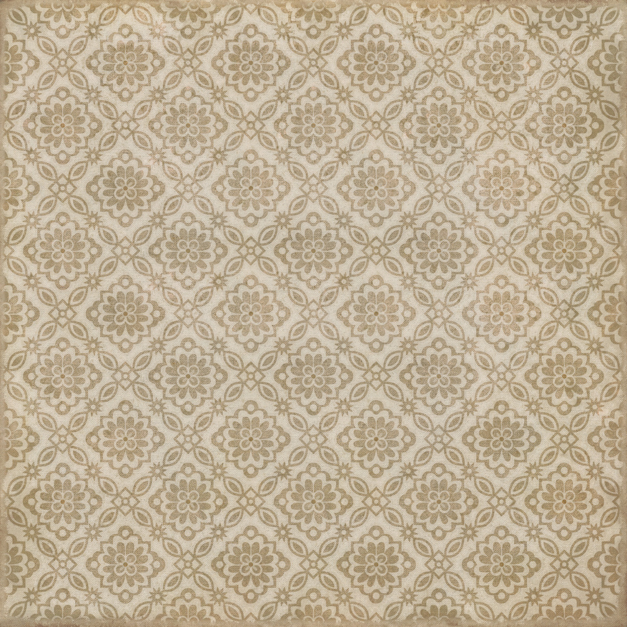 Williamsburg Bookbinder Clarkson - vinyl floor cloth sizes 96x96, 120x120