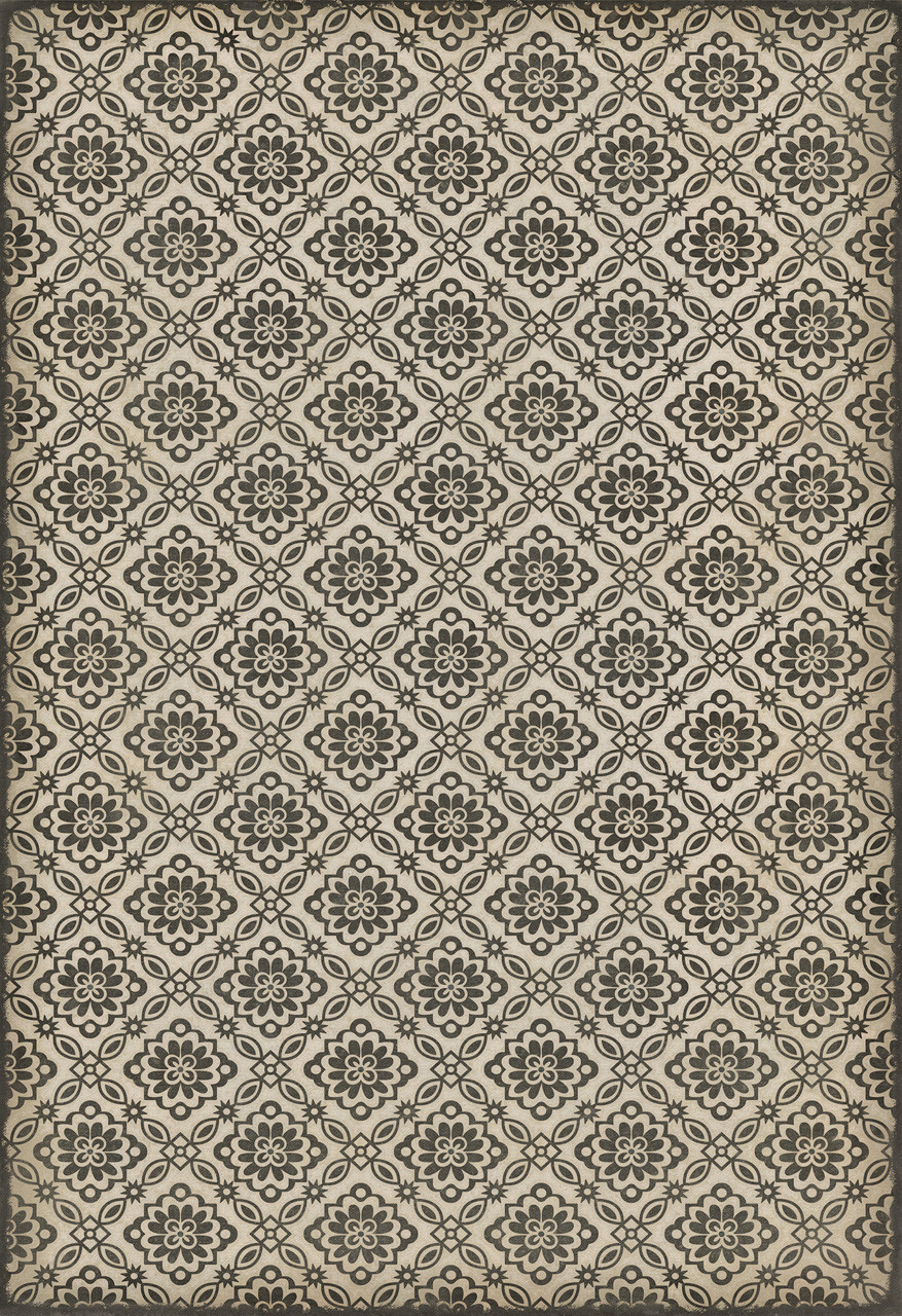 Williamsburg Bookbinder Davis - vinyl floor cloth size 96x140, 120x175