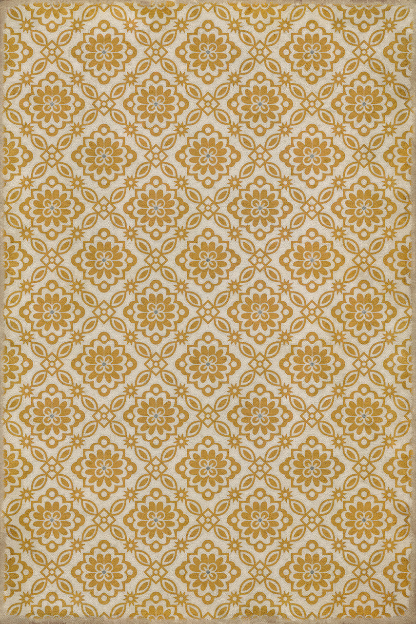 Williamsburg Bookbinder Parks - vinyl floor cloth sizes 20x30, 24x36, 38x56, 52x76, 70x102