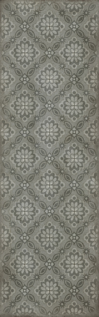 Williamsburg Bookbinder Rind - vinyl floor cloth size 36x115