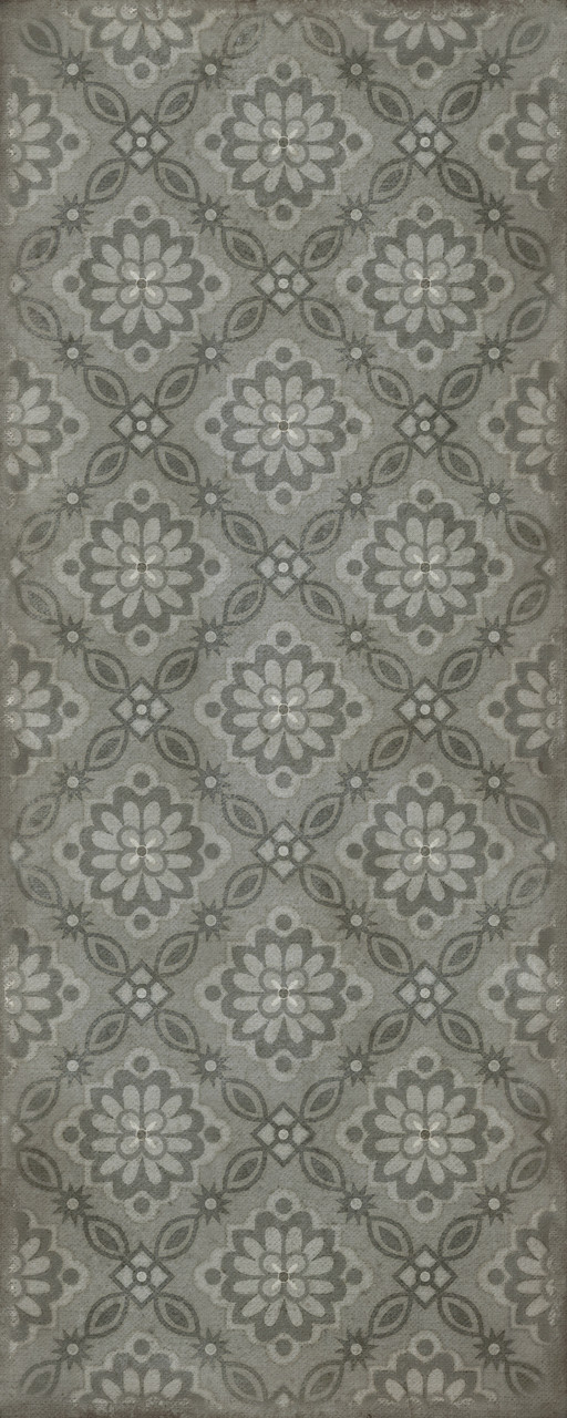 Williamsburg Bookbinder Rind - vinyl floor cloth size 36x90