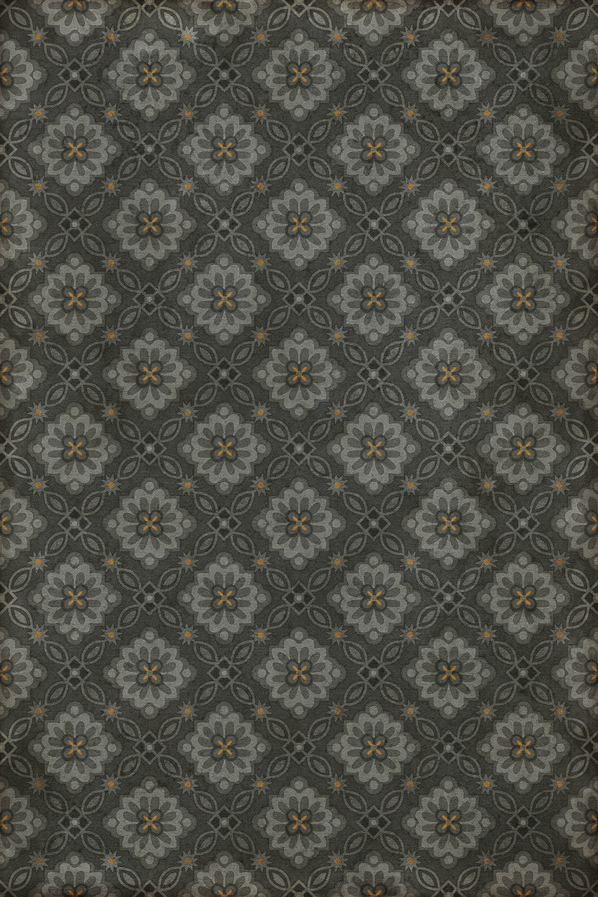 Williamsburg Bookbinder Stark - vinyl floor cloth sizes 20x30, 24x36, 38x56, 52x76, 70x102