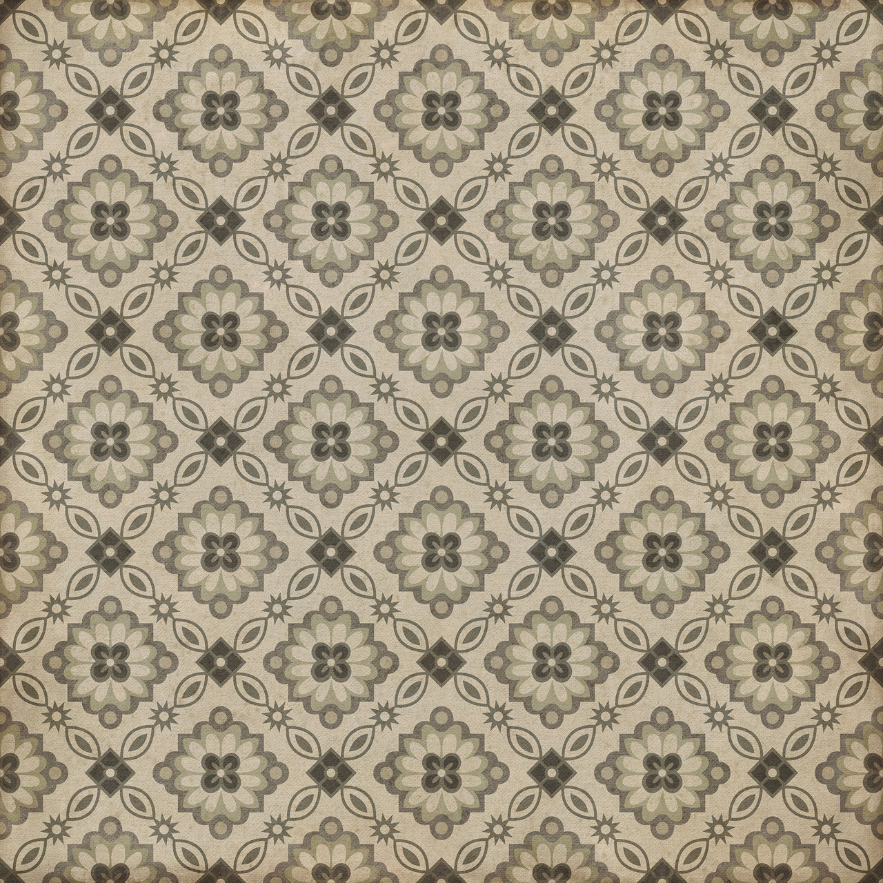 Williamsburg Bookbinder Stretch - vinyl floor cloth sizes 60x60, 72x72