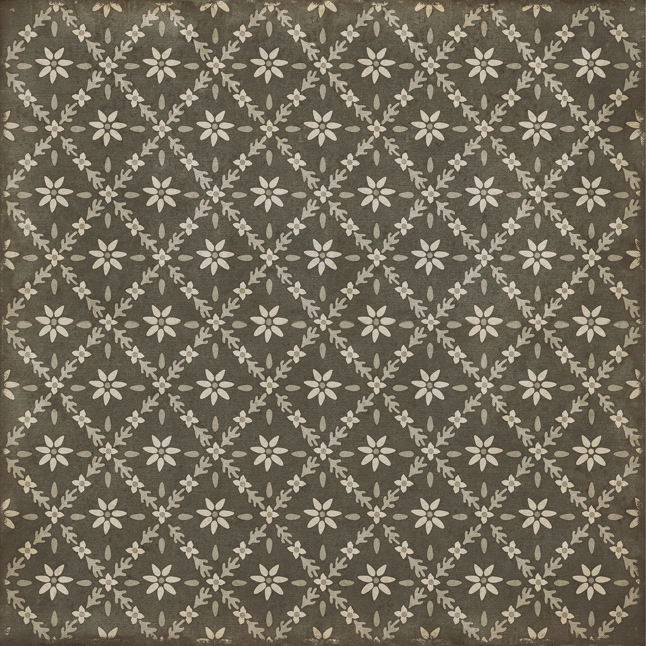 Naturalist Mitchell - vinyl floor cloth size 84x84
