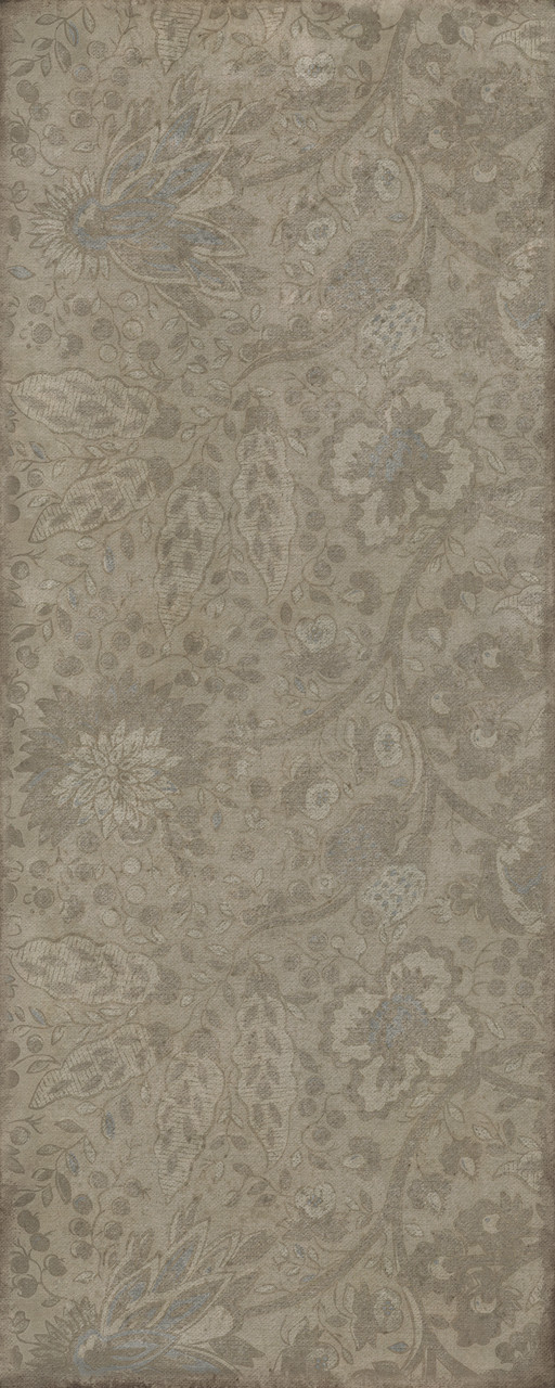 Williamsburg Garden Gate I Robbed the Woods - vinyl floor cloth size 36x90