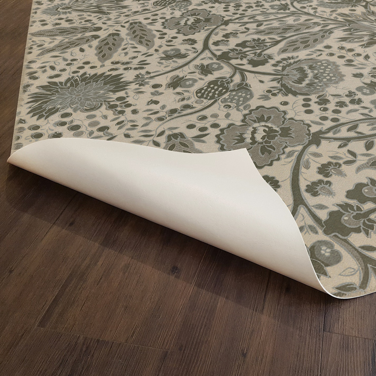 Williamsburg Garden Gate The Skeleton in Armor - vinyl floor cloth