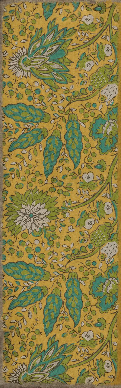 Garden Gate The Victory of Patience - vinyl floor cloth size 36x115