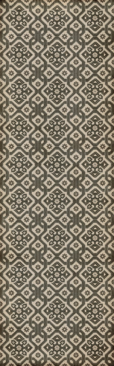 Williamsburg Tarpley Blackhouse - vinyl floor cloth size 36x115