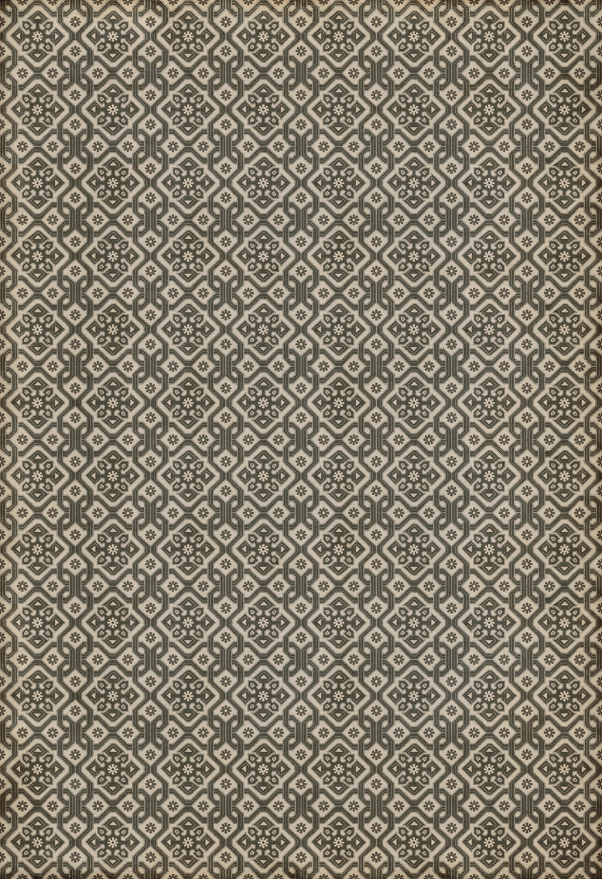 Williamsburg Tarpley Blackhouse - vinyl floor cloth sizes 96x140, 120x175