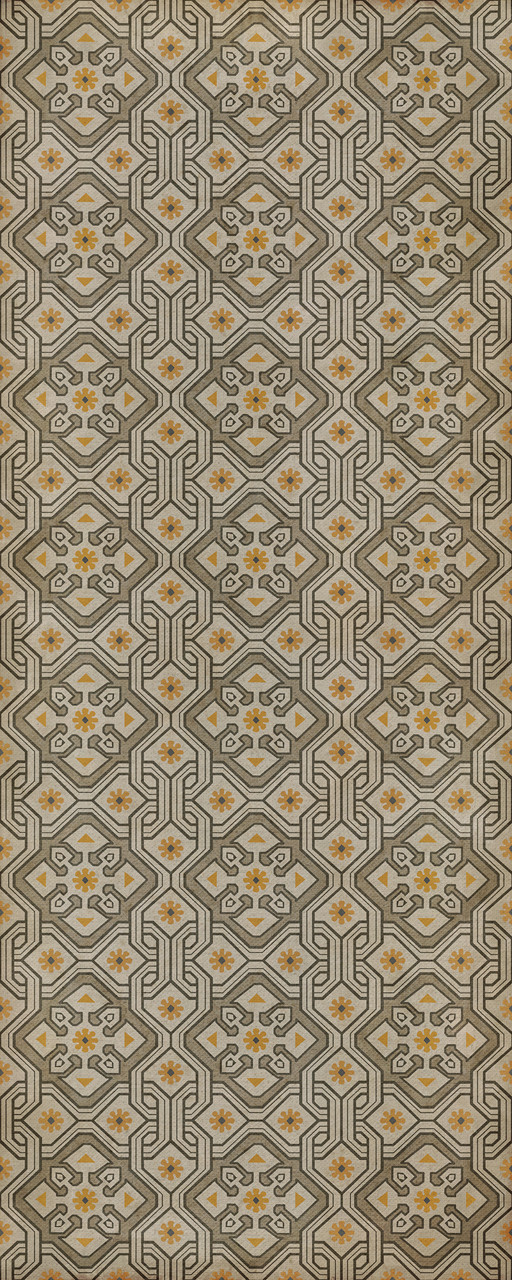 Williamsburg Tarpley Blundell - vinyl floor cloth size 36x90