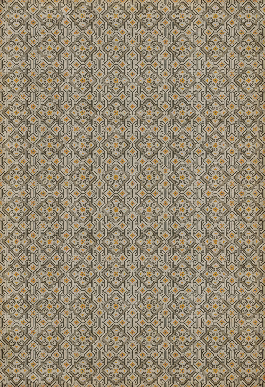 Williamsburg Tarpley Blundell - vinyl floor cloth sizes 96x140, 120x175
