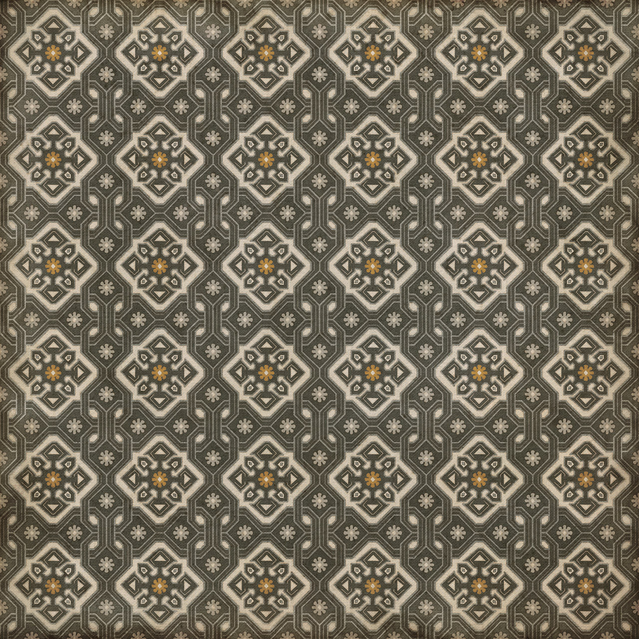 Williamsburg Tarpley Spencer - vinyl floor cloth sizes 60x60, 72x72
