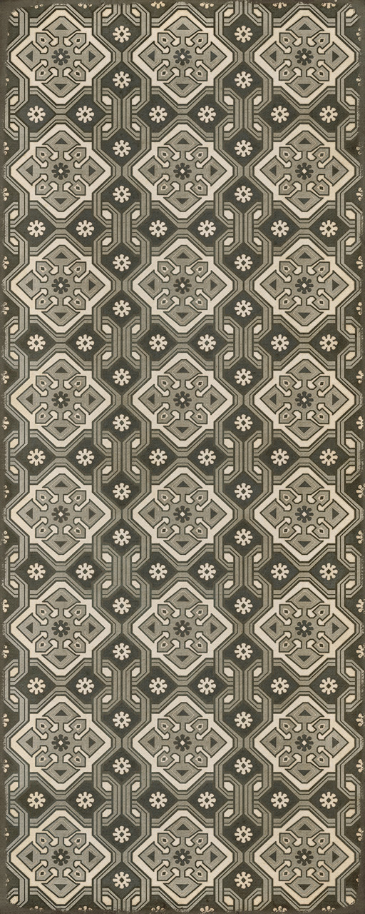 Williamsburg Tarpley Williamson - vinyl floor cloth size 36x90