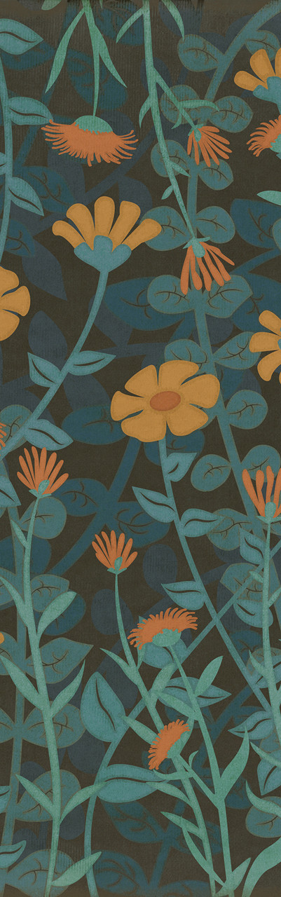 Pattern 73 Doodlebug - vinyl floor cloth sizes 26x83, 36x115