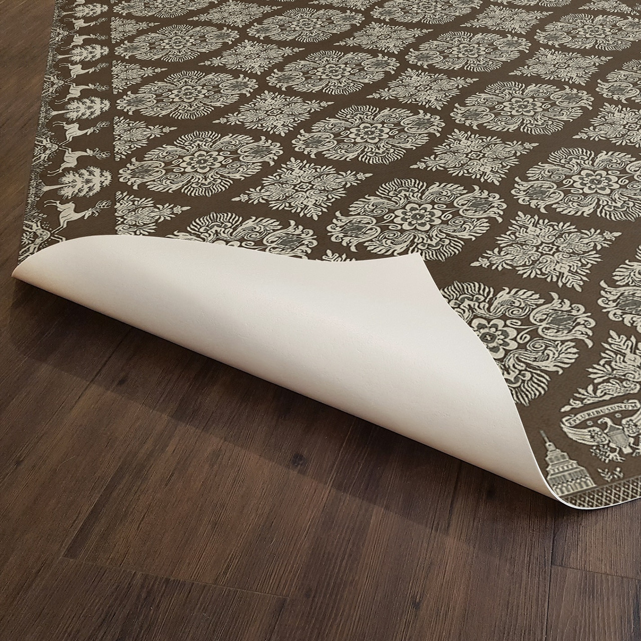 Williamsburg Archibald A Poison Tree - vinyl floor cloth underside 