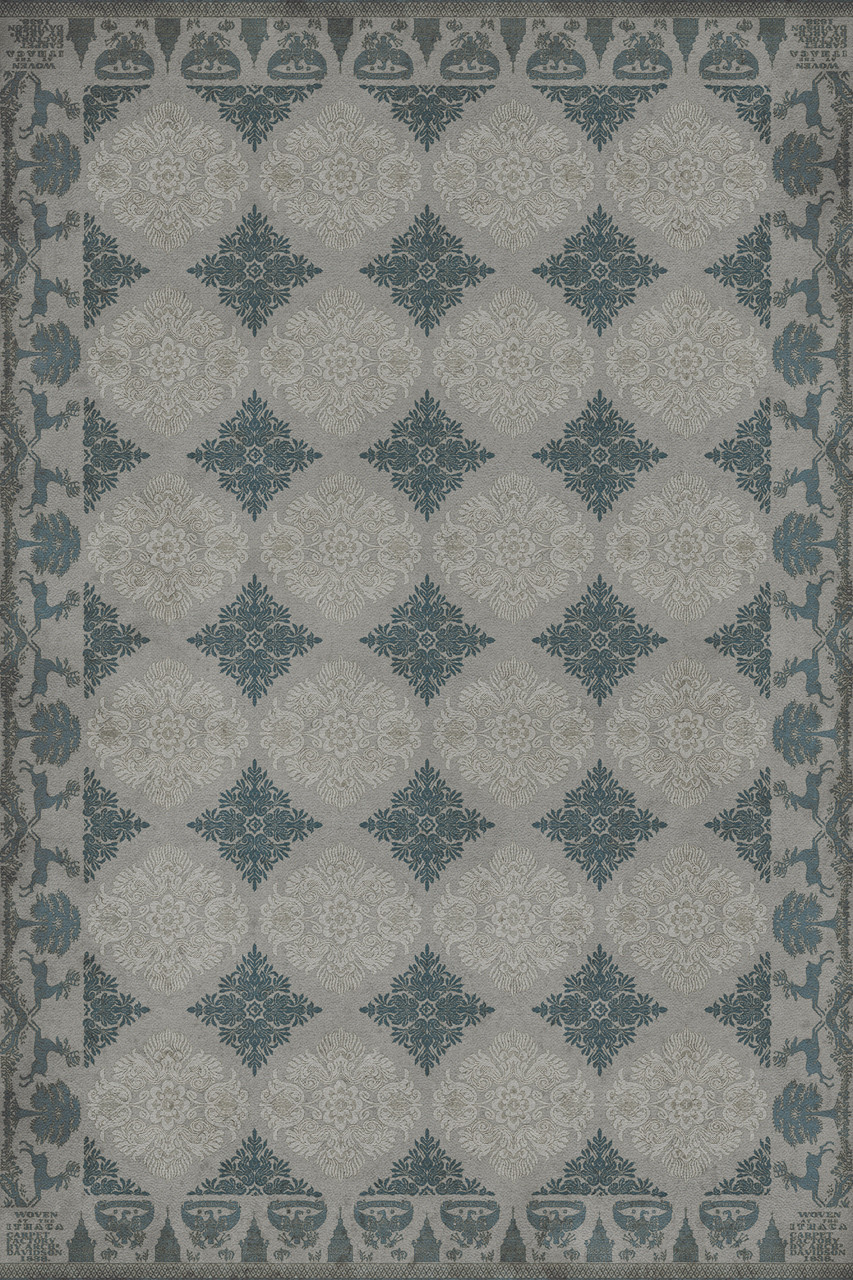 Williamsburg Archibald The Chimney Sweeper - vinyl floor cloth sizes 20x30, 24x36, 30x44, 38x56, 52x76, 70x102