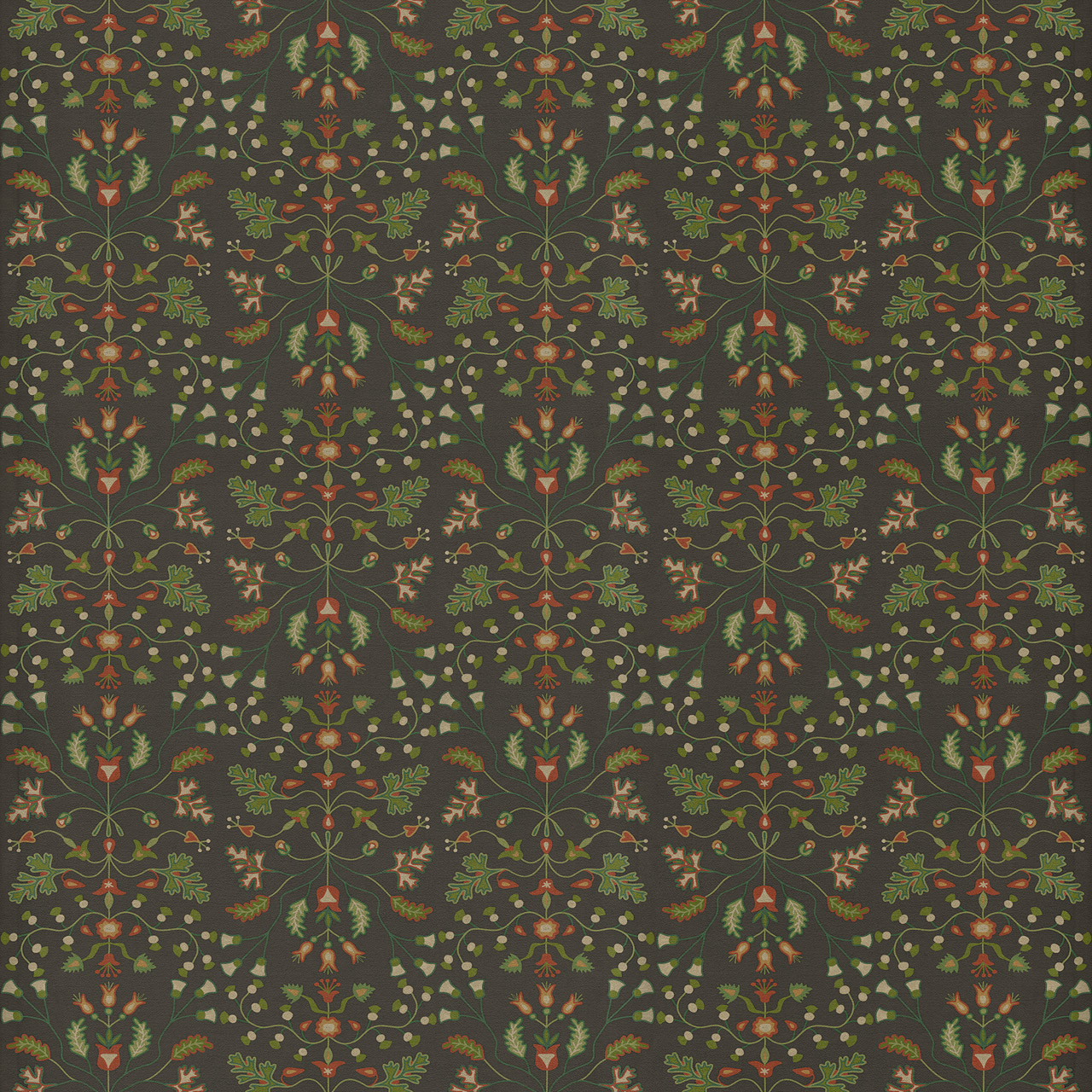 Williamsburg Franklin Afterwit - vinyl floor cloth sizes 60x60, 72x72