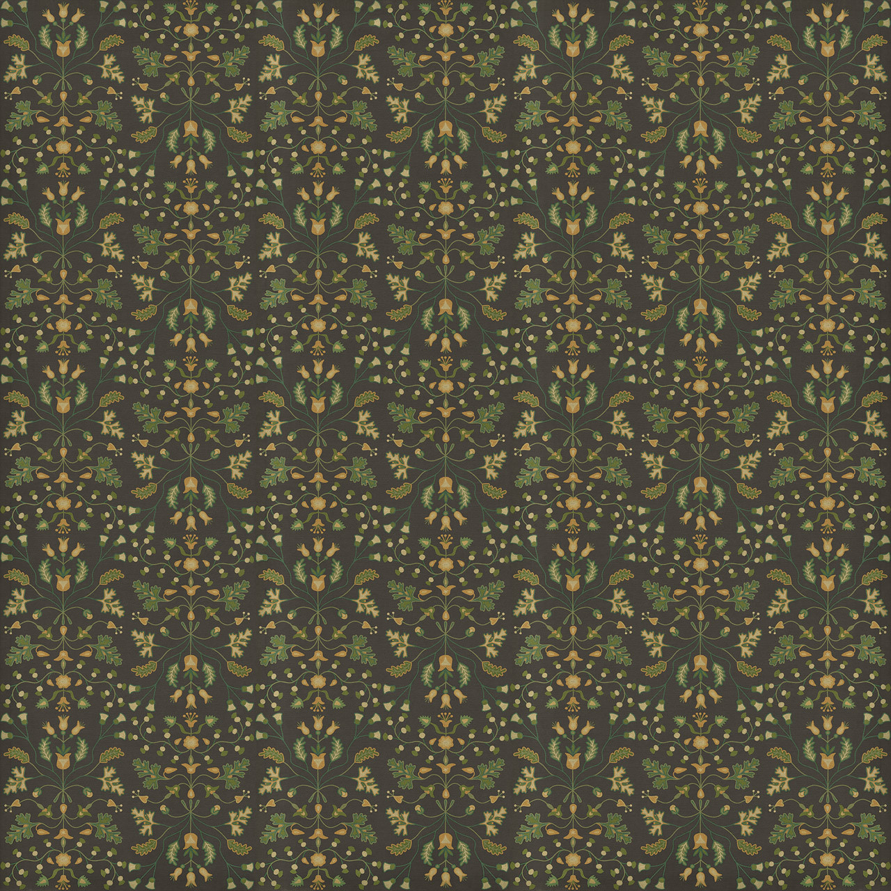 Williamsburg Franklin Benevolus - vinyl floor cloth sizes 96x96, 120x120