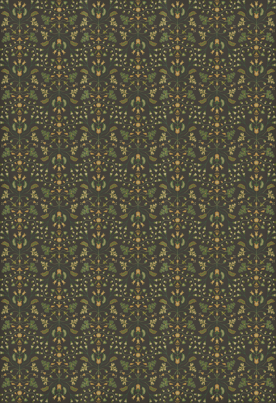 Williamsburg Franklin Benevolus - vinyl floor cloth sizes 96x140, 120x175