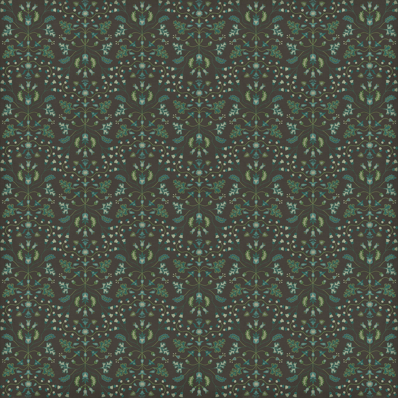 Williamsburg Franklin Junto - vinyl floor cloth sizes 96x96, 120x120