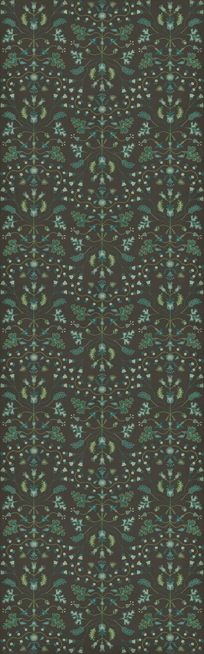 Williamsburg Franklin Junto - vinyl floor cloth sizes 24x77, 30x96, 36x115
