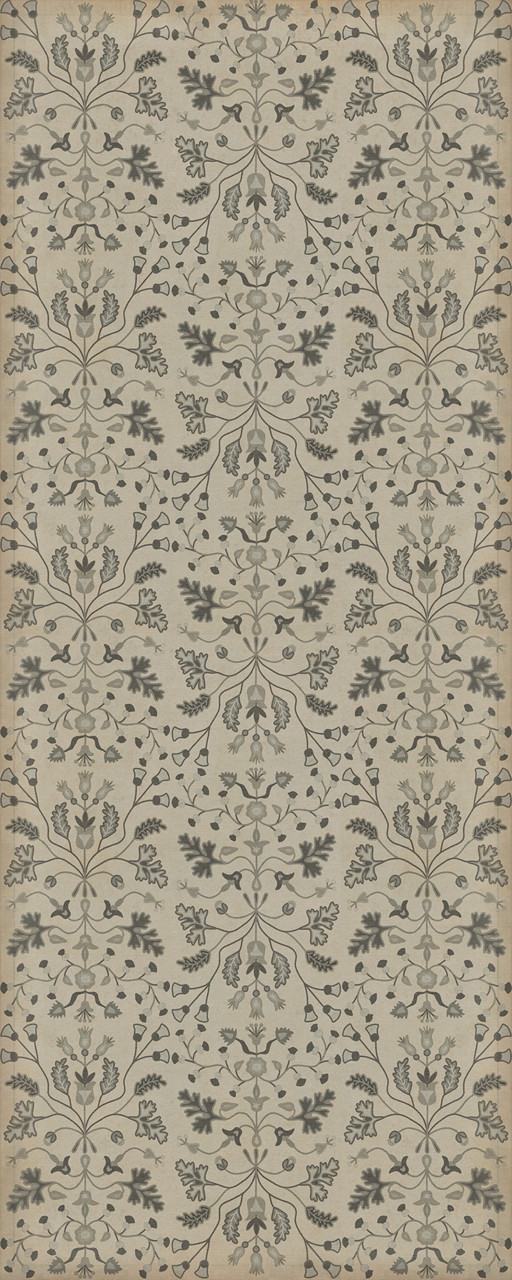 Williamsburg Franklin Poor Richard - vinyl floor cloth size 36x90