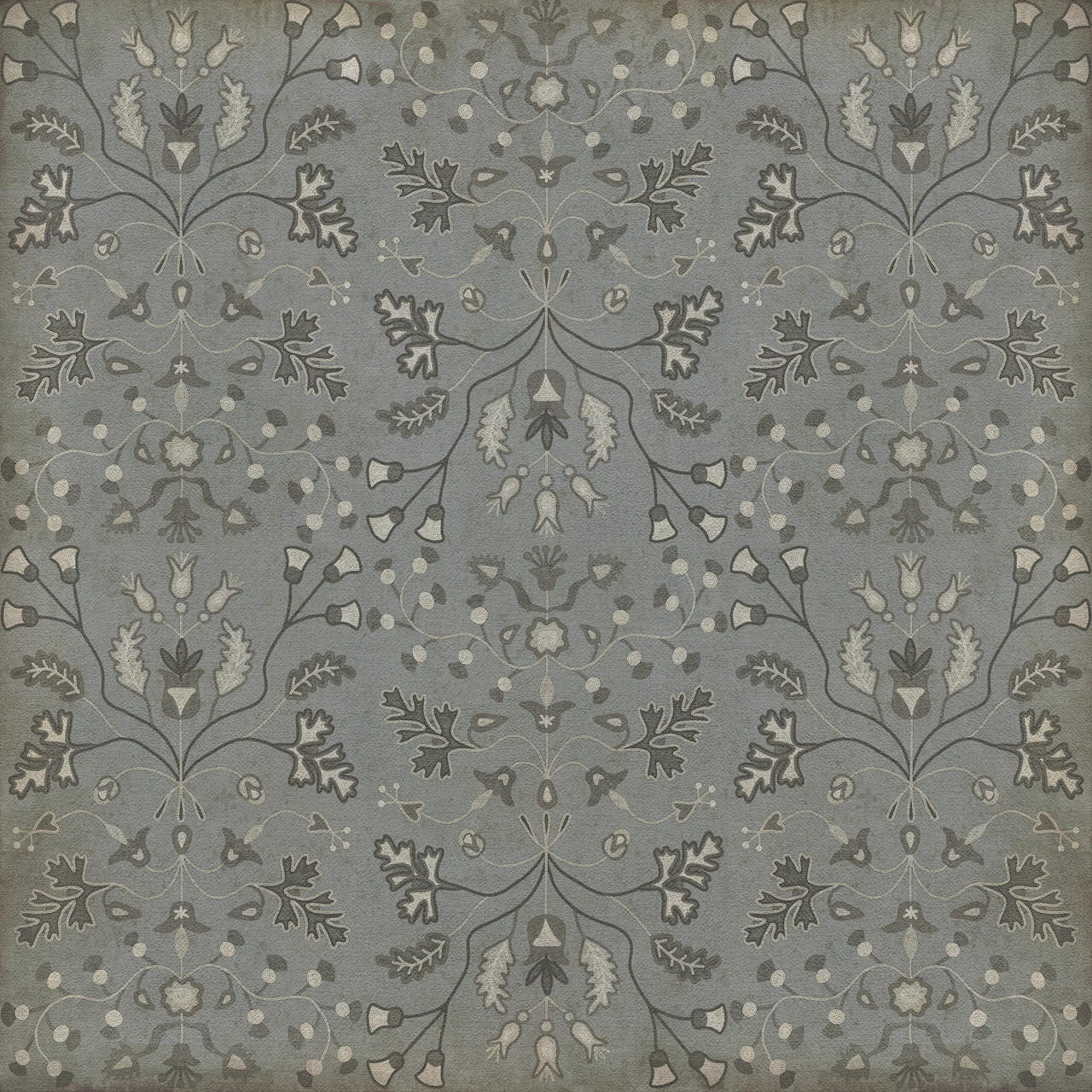 Williamsburg Franklin Wit and Wisdom - vinyl floor cloth sizes 36x36, 48x48