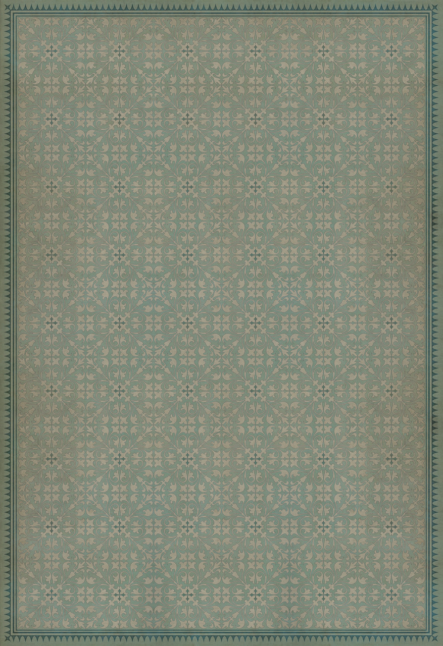 Classic Pattern 21 Alice in Wonderland - vinyl floor cloth sizes 96x140, 120x175