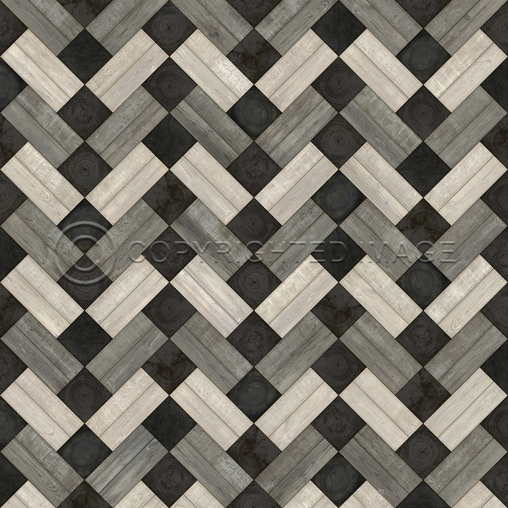 Woodson Ashbee - vinyl floor cloth sizes 36x36  and 48x48 