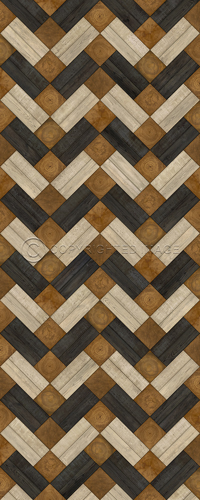 Woodson Lethaby - vinyl floor cloth sizes 30x75 and 36x90 
