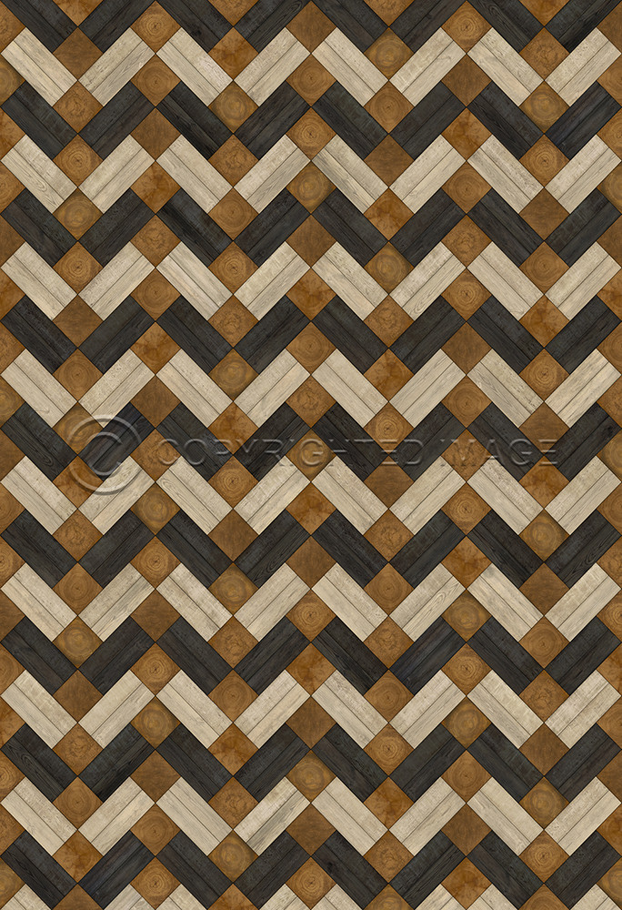 Woodson Lethaby - vinyl floor cloth sizes 52x76 and 70x102