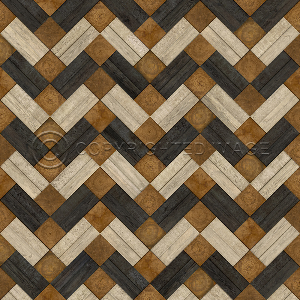 Woodson Lethaby - vinyl floor cloth sizes 36x36 and 48x48