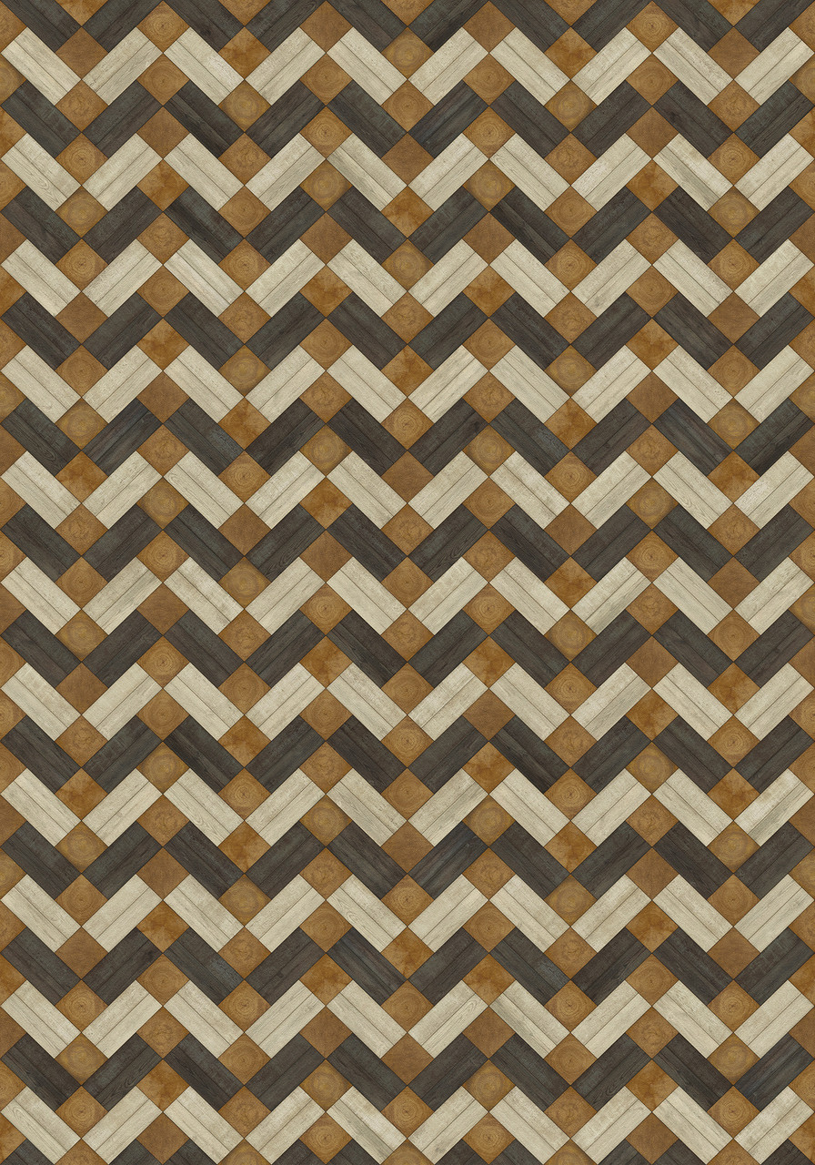 Woodson Lethaby - vinyl floor cloth size 84x120