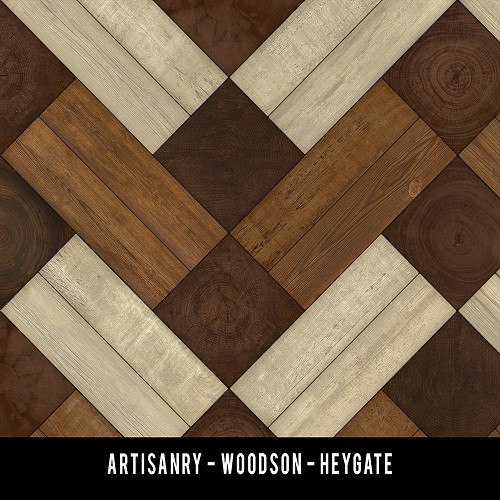 Woodson Heygate - vinyl floor cloth swatch sample