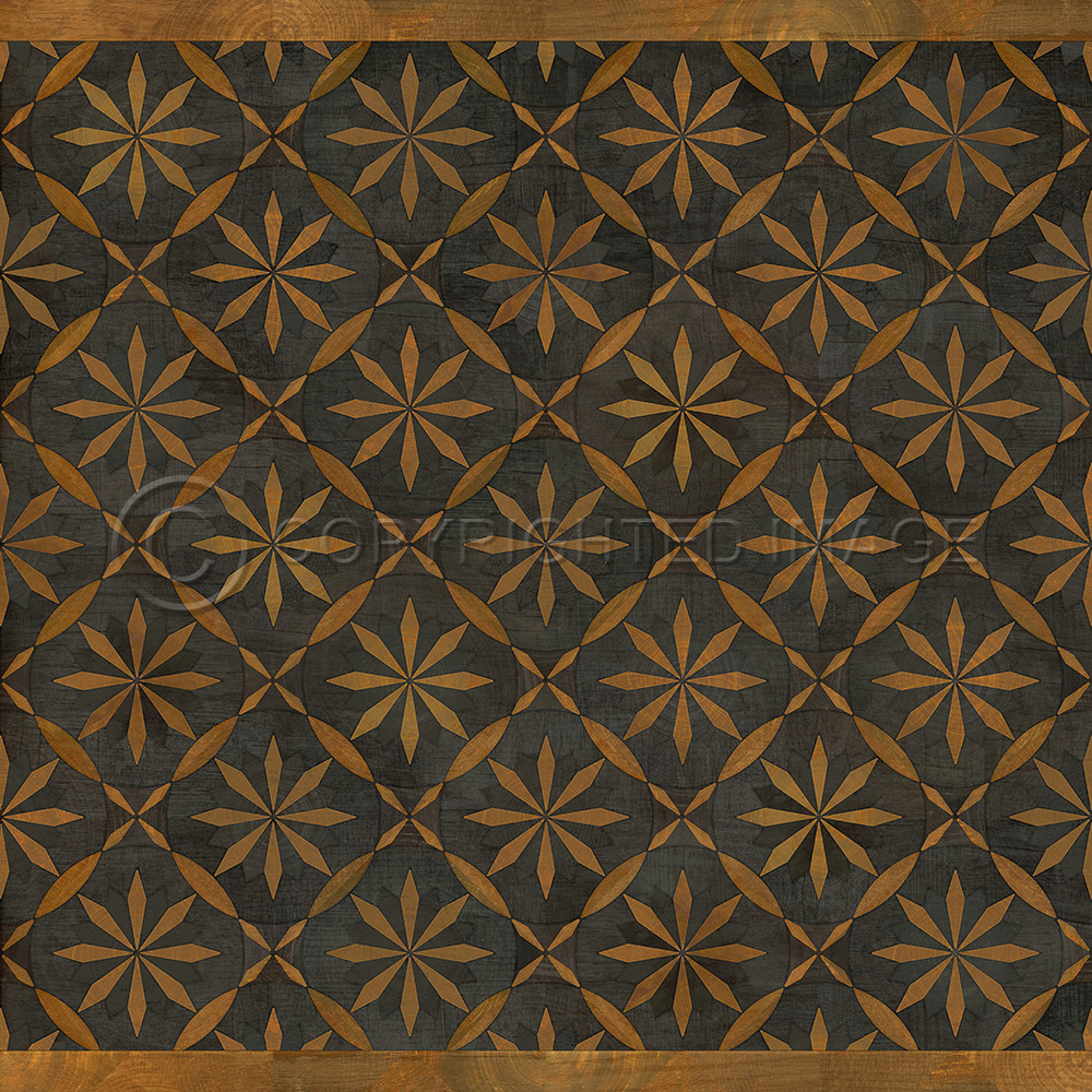 Roycrofter No Enemy but Himself - vinyl floor cloth sizes 36x36 and 48x48