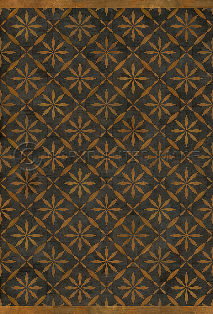 Roycrofter No Enemy but Himself - vinyl floor cloth sizes 20x30, 24x36, 30x44, 38x56