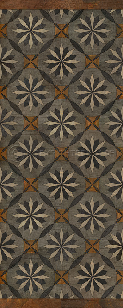 Roycrofter The Intellectual Life - vinyl floor cloth sizes 30x75, 36x90