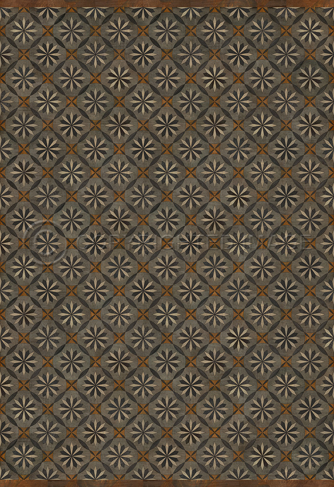 Roycrofter The Intellectual Life - vinyl floor cloth sizes 96x140, 120x175