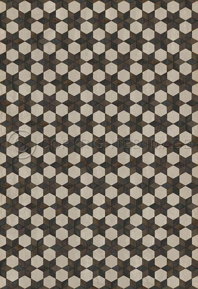 Illuminated Battlestar - vinyl floor cloth sizes 96x140, 120x175