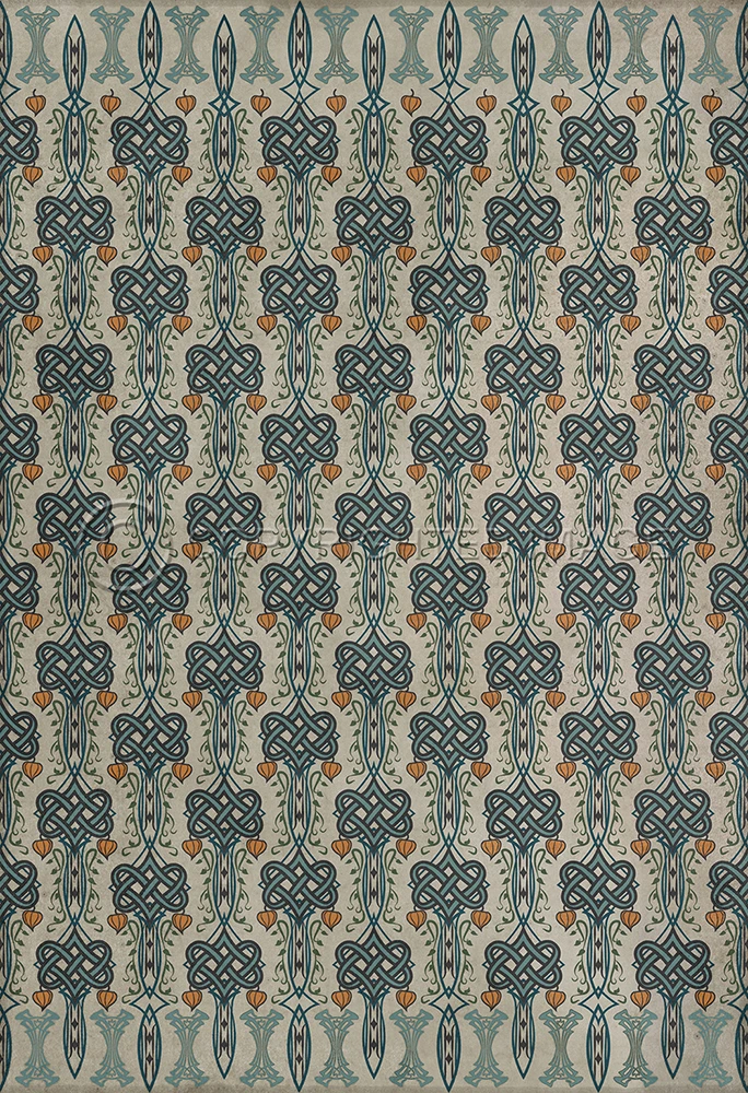 Lord Byron I Speak Not - vinyl floor cloth sizes 52x76, 70x102