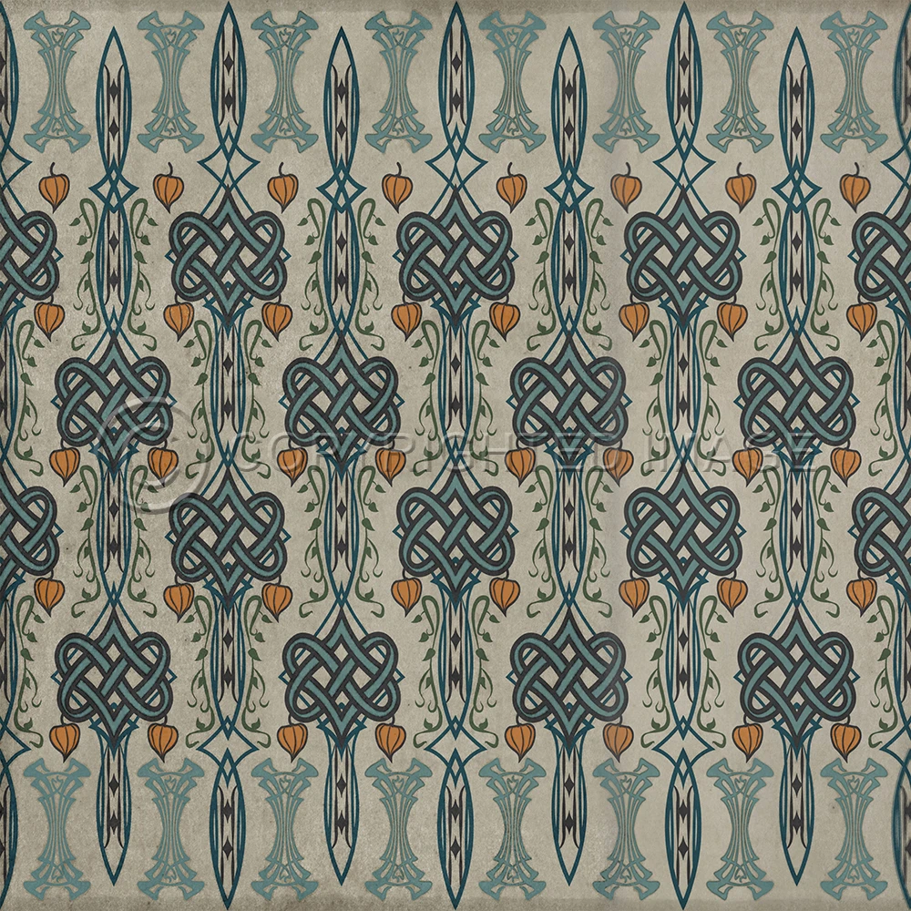 Lord Byron I Speak Not - vinyl floor cloth sizes 36x36, 48x48