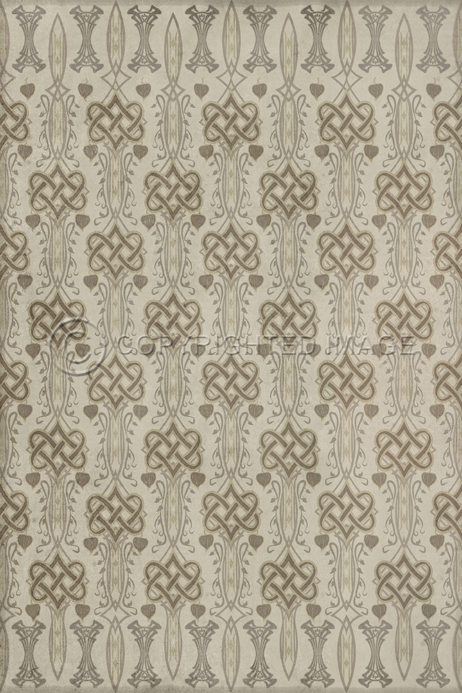 Lord Byron Lines Inscribed Upon a Skull - vinyl floor cloth sizes 20x30, 24x36, 30x44, 38x56