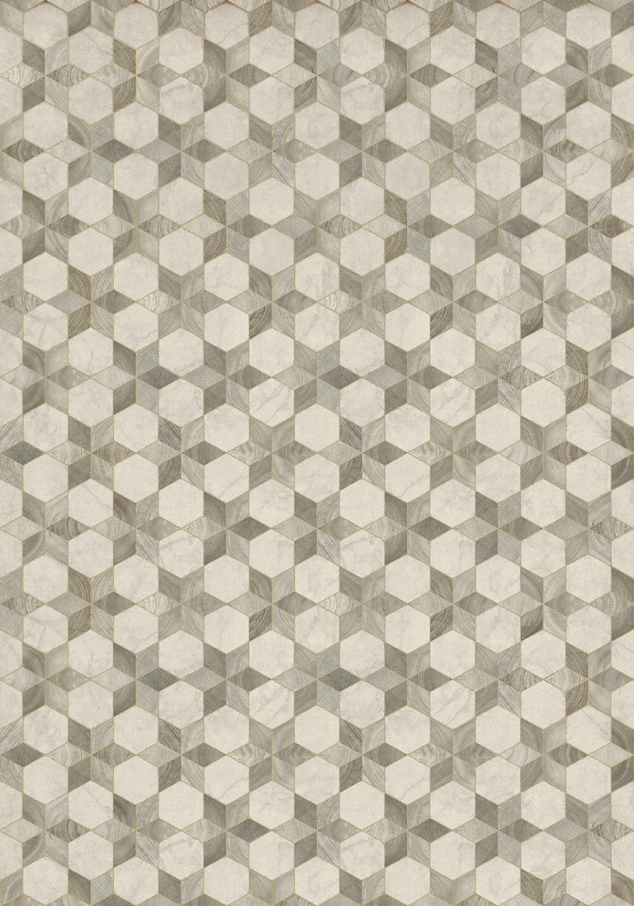 Illuminated Starlight - vinyl floor cloth size 84x120