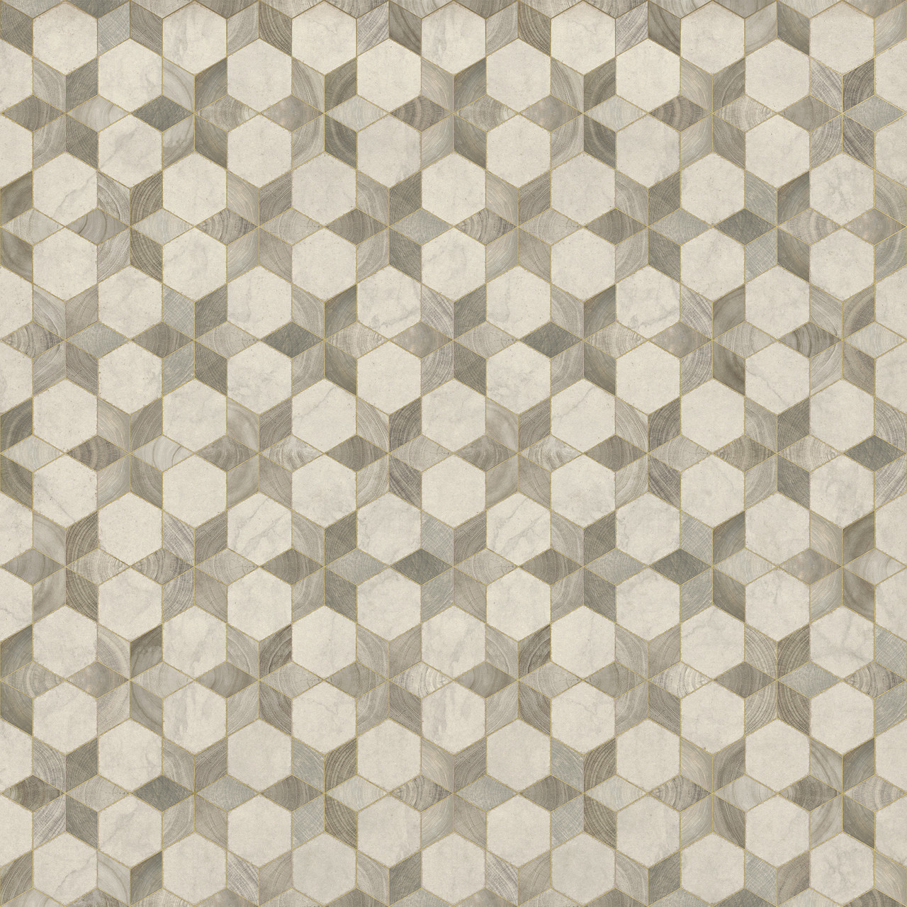 Illuminated Starlight - vinyl floor cloth size 84x84