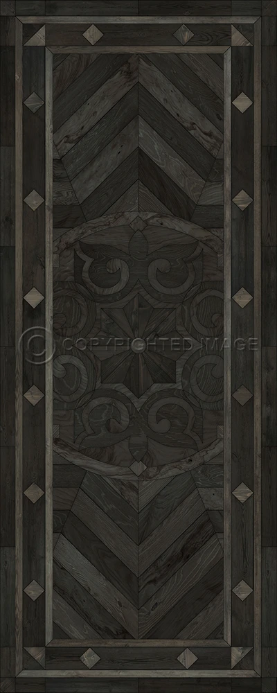 Caledonian What is Good and Strong - vinyl floor cloth sizes 30x75, 36x90