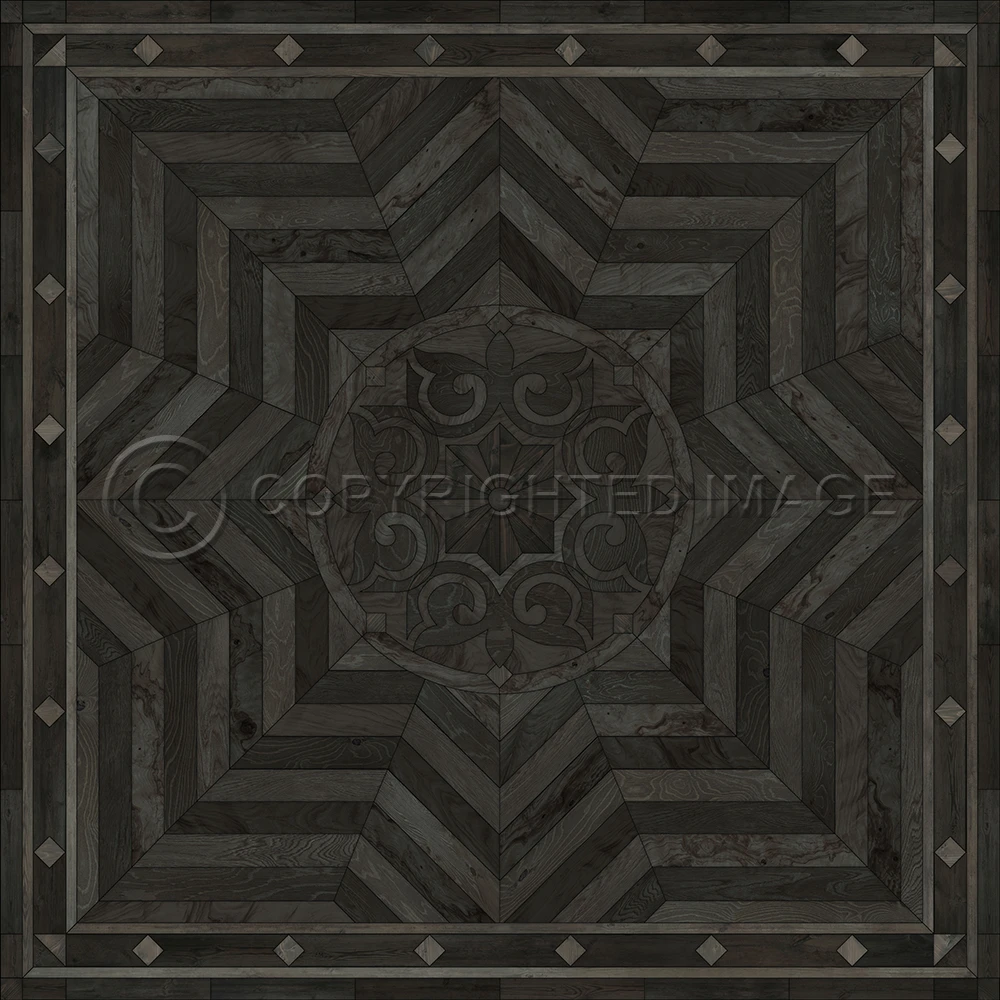Caledonian What is Good and Strong - vinyl floor cloth, image for all square sizes