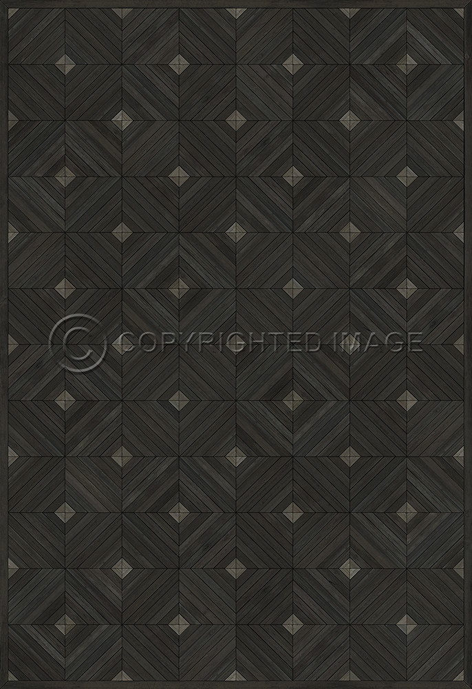 School of Thought A Product of the Master Mind - vinyl floor cloth sizes 52x76, 70x102