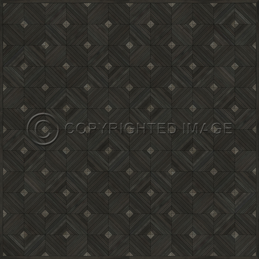 School of Thought A Product of the Master Mind - vinyl floor cloth sizes 96x96, 120x120