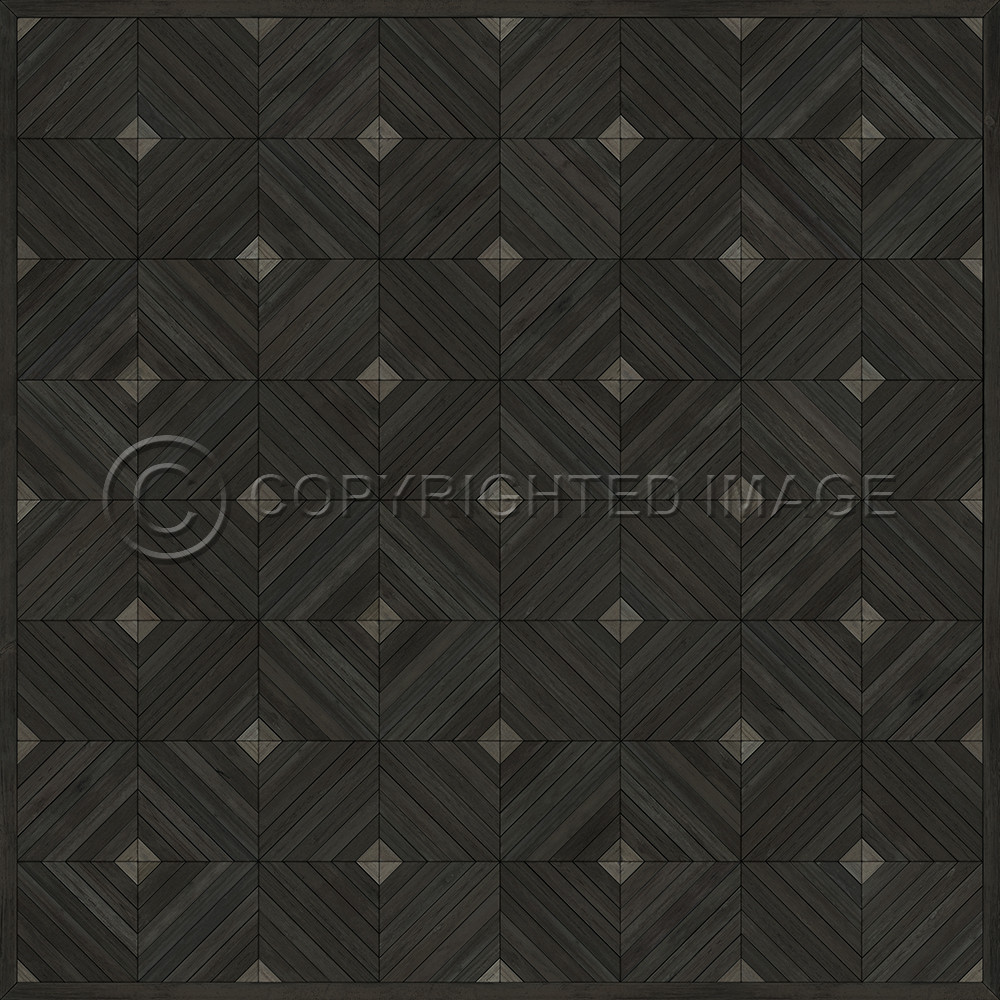 School of Thought A Product of the Master Mind - vinyl floor cloth sizes 60x60, 72x72