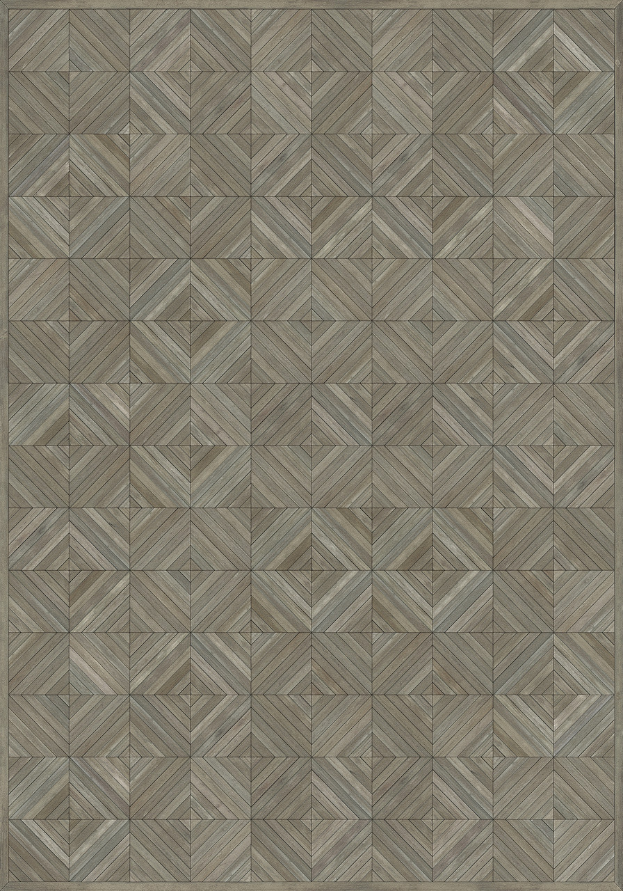 School of Thought Applying Thought - vinyl floor cloth size 84x120